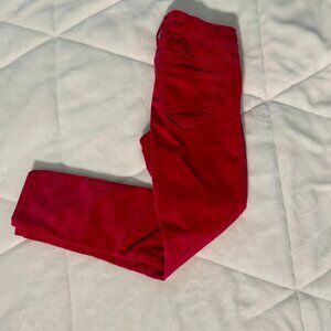 Gap Corduroy Hot Pink Corduroy Leggings
